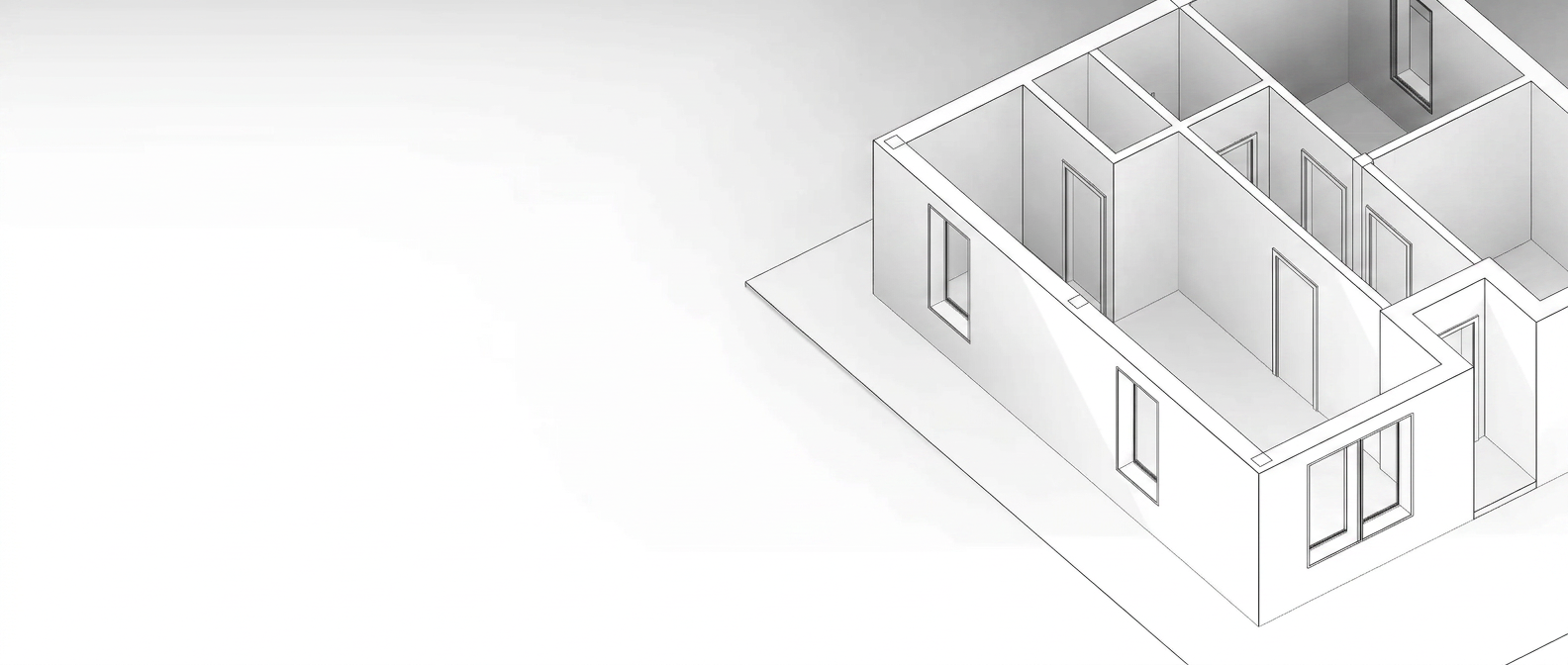 3D архитектурен модел на жилищна сграда — КА Инженеринг 2004